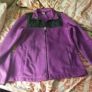 Purple fleece jacket